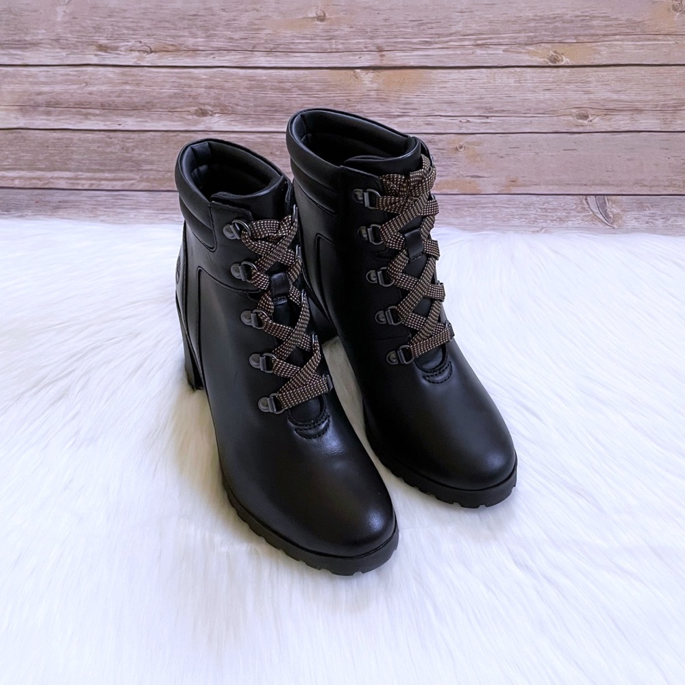 Timberland Allington Black Leather Hiker Boots - Picture 2 of 8